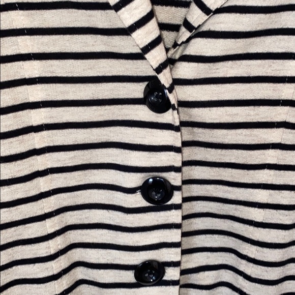 Cotton Striped Blazer - Picture 2 of 5